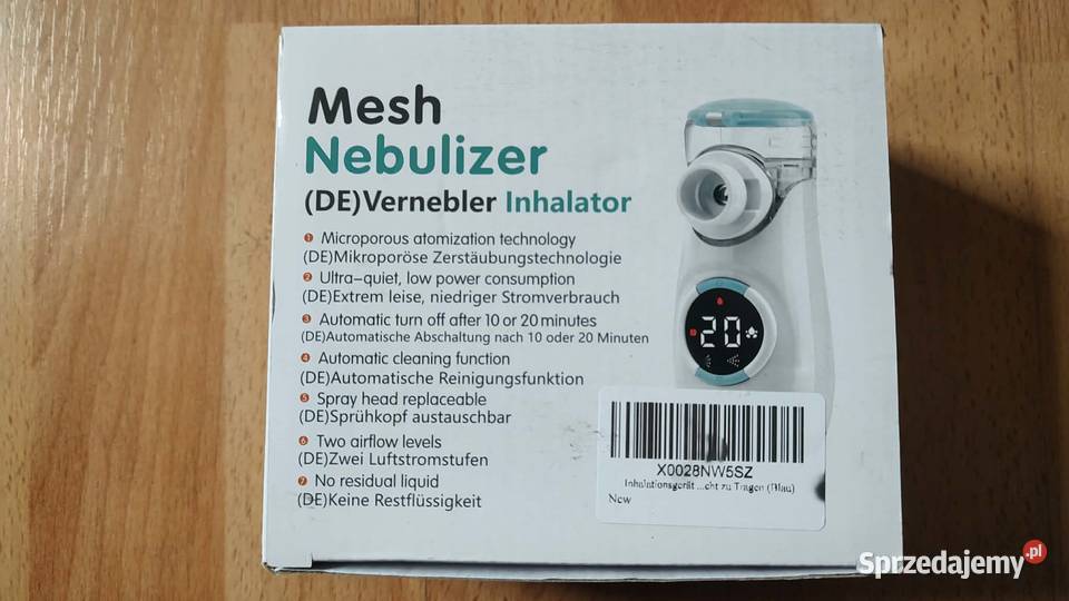 nebulizator inhalator przenośny akumulatorowy Książ Wielkopolski
