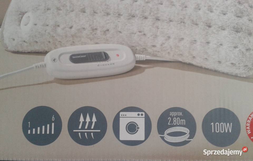 PODUSZKA grzejąca elektryczna 100W miękka GRUBA Wołczyn