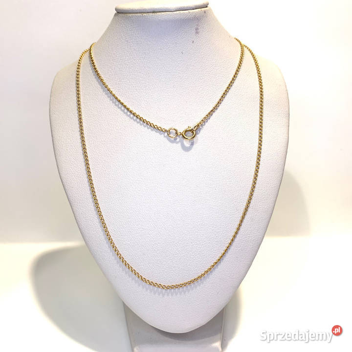 Złoty ŁAŃCUSZEK damski 585 14K PANCERKA 55 Warszawa