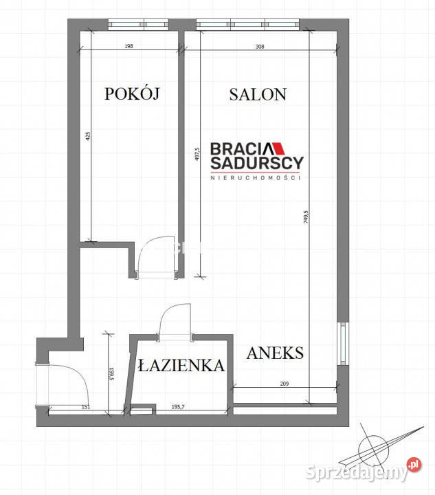 Mieszkanie 38m2 2pok Kraków