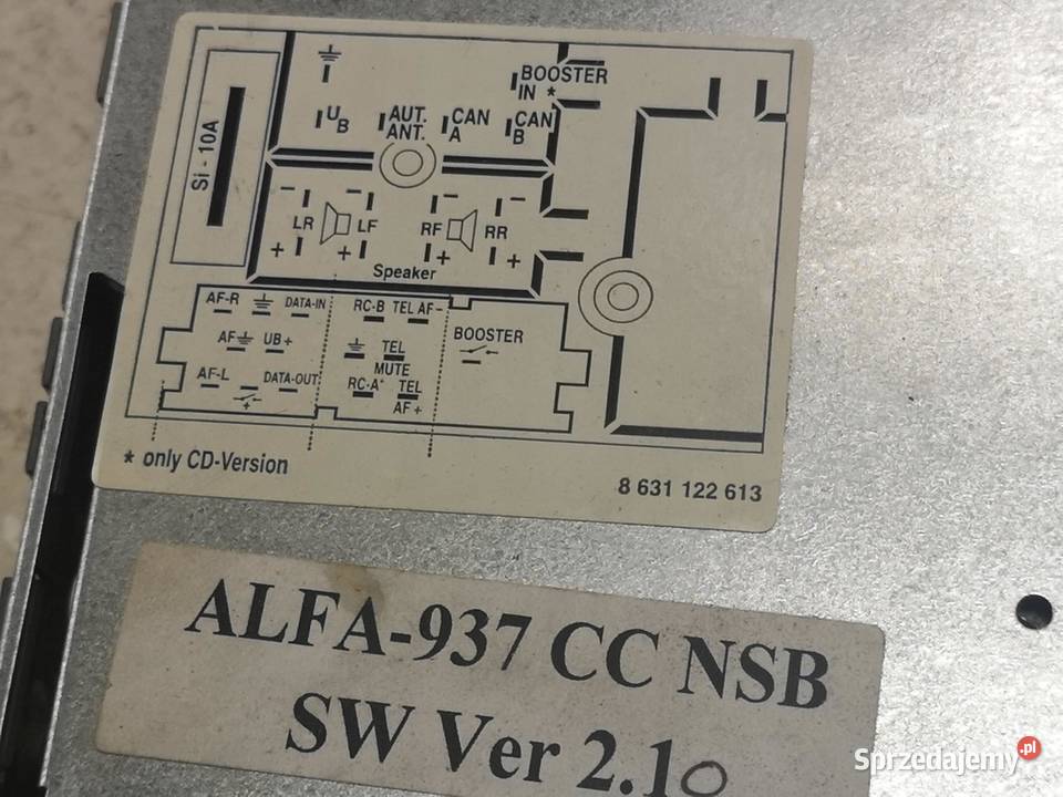 RADIO KASETOWE ALFA ROMEO 147 20002010 NOWE