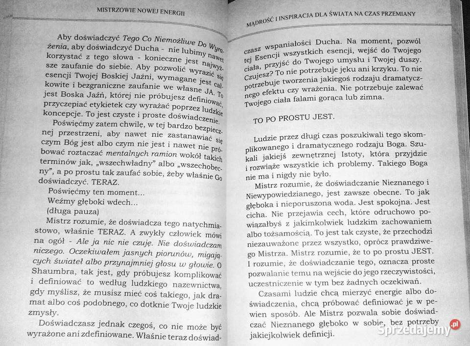 Mistrzowie Nowej Energii Adamus SaintGermain Chełm