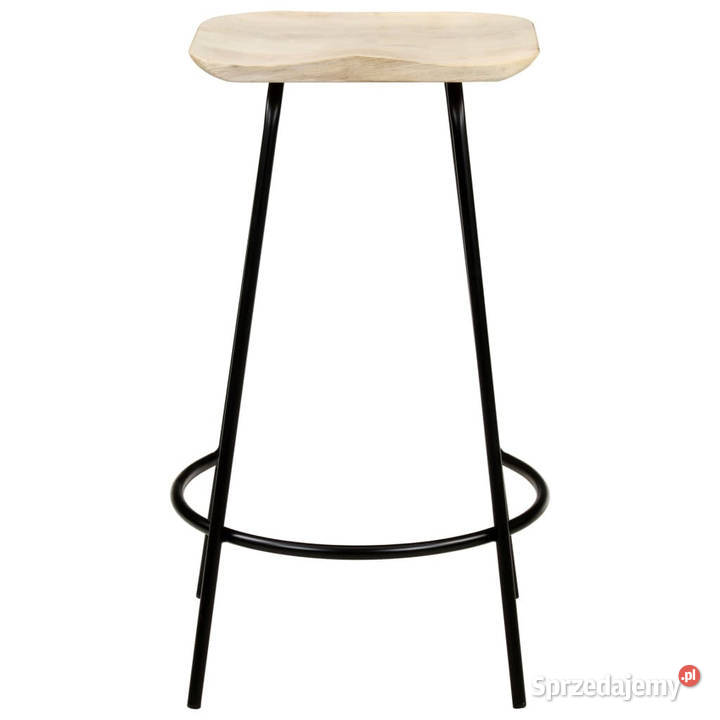 Stołki barowe 4 lite drewno mango WM320648 Warszawa