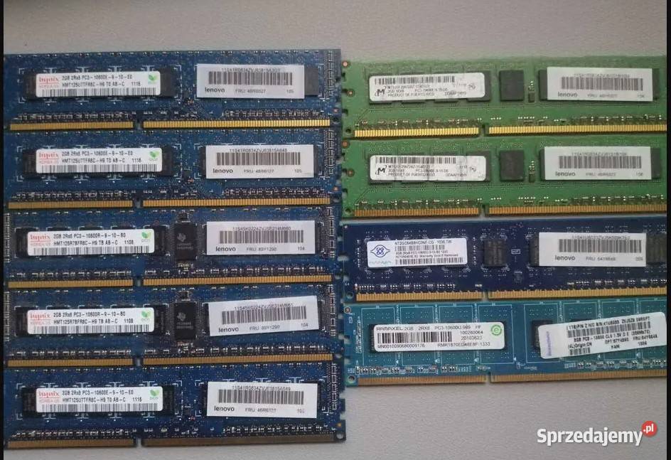 2GB RAM DDR3 10600 Obrowo