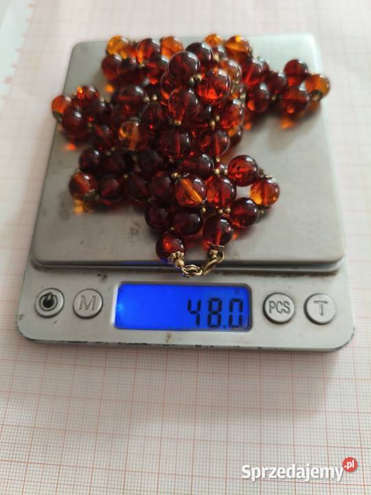 Kolia bursztyn kulki Białystok