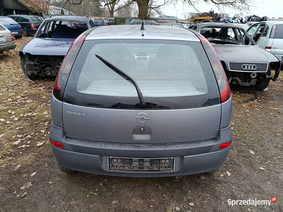 Opel Corsa C 10 43 kW 2002 r dawca części Samochody na części Szklarka Myślniewska