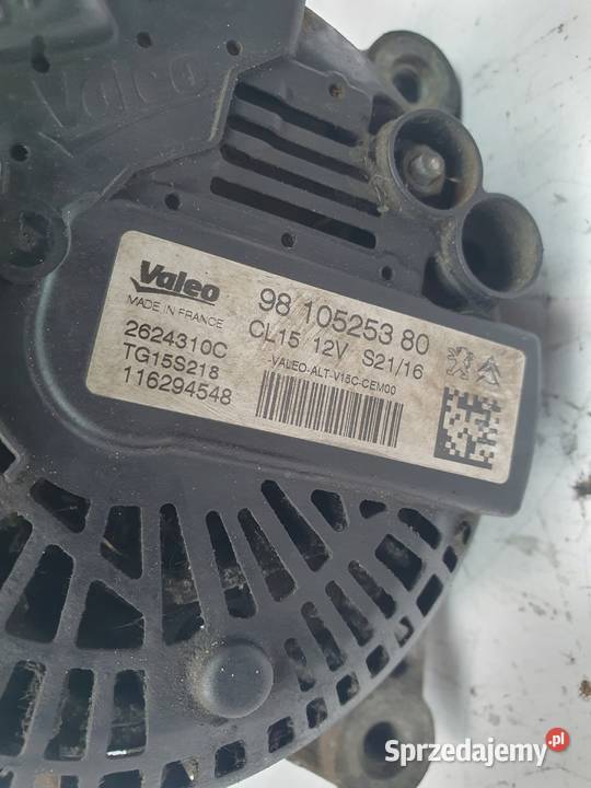 ALTERNATOR Citroen C3 III 16 BlueHDi 9810525380 Chełm