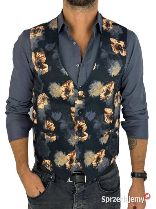 GIOVANNI PERA kamizelka męska D627 czarna w Ostrów Wielkopolski