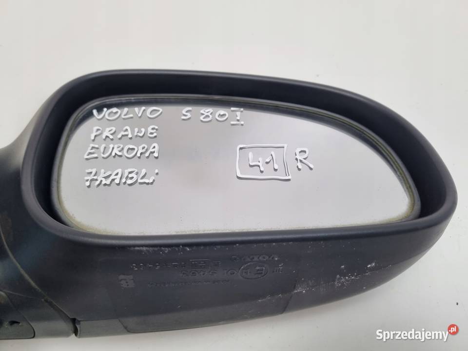 LUSTERKO Volvo S80 I 9804r PRAWE PASAŻERA 7 Pin Rudka