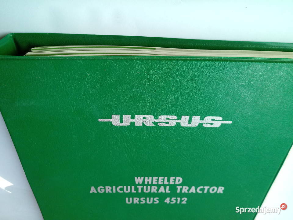 Katalog Ursus 4512 MF 4512 oryginał PRL ZM Ursus mazowieckie Warszawa