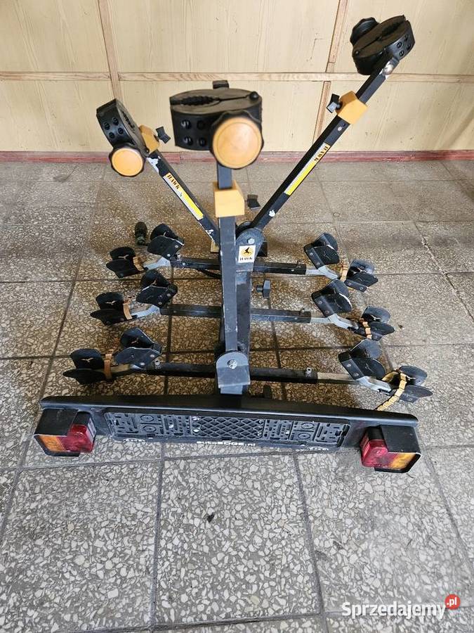 Wieszak bagażnik uchylny na 3 rowery Wieszaki wielkopolskie