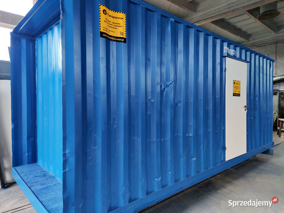 Kontener drewutnia niebieska pomorskie