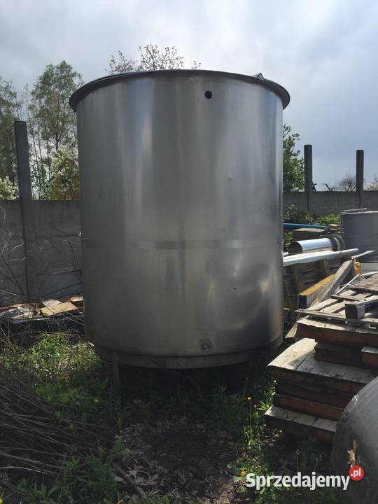 Duży zbiornik ze stali nierdzewnej 4000L