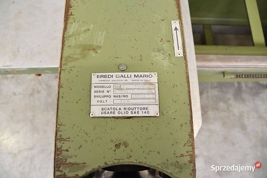 6187 SZLIFIERKA KRAWĘDZIOWA DWUSTRONNA EREDI Biertowice