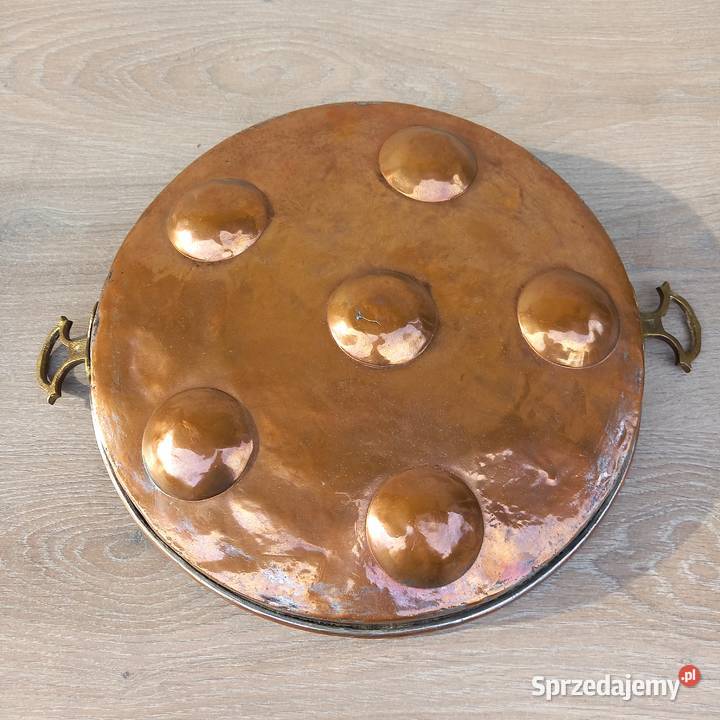 Stara duża miedziana forma kuchenna średnica 35 Warszawa sprzedam