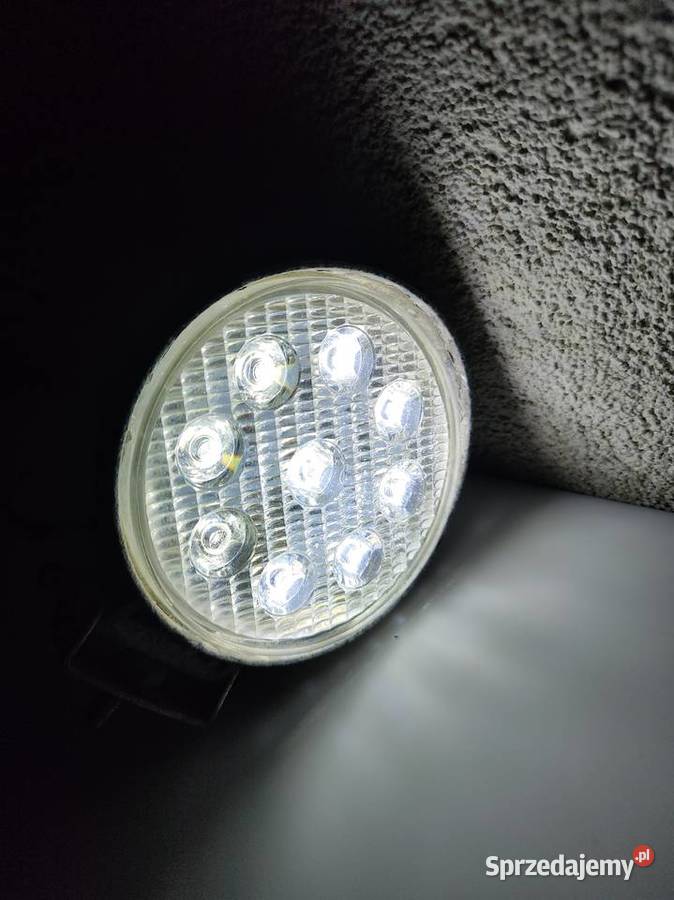 Lampa okrągła LED 9 punktów świetlnych osobowe Olecko