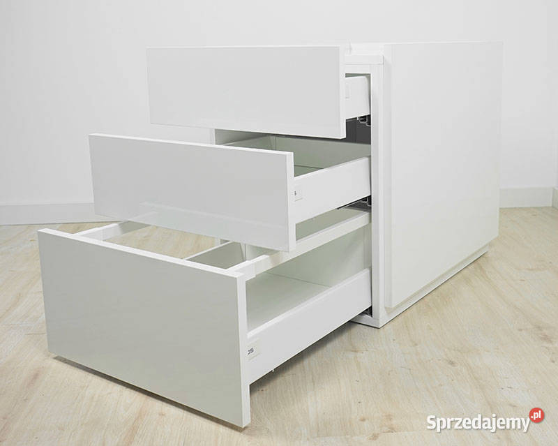 Kontenerek Saturn Połysk 3 szuflady MebleKreator