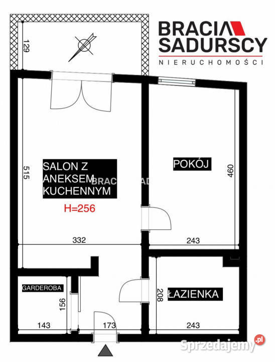 Mieszkanie 40m2 2 pokoje Kraków