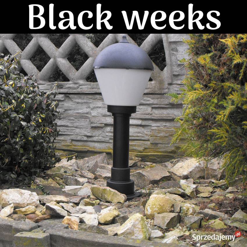 Komplet Lamp ogrodowych Mleczny Stożekwysokość Siedlec