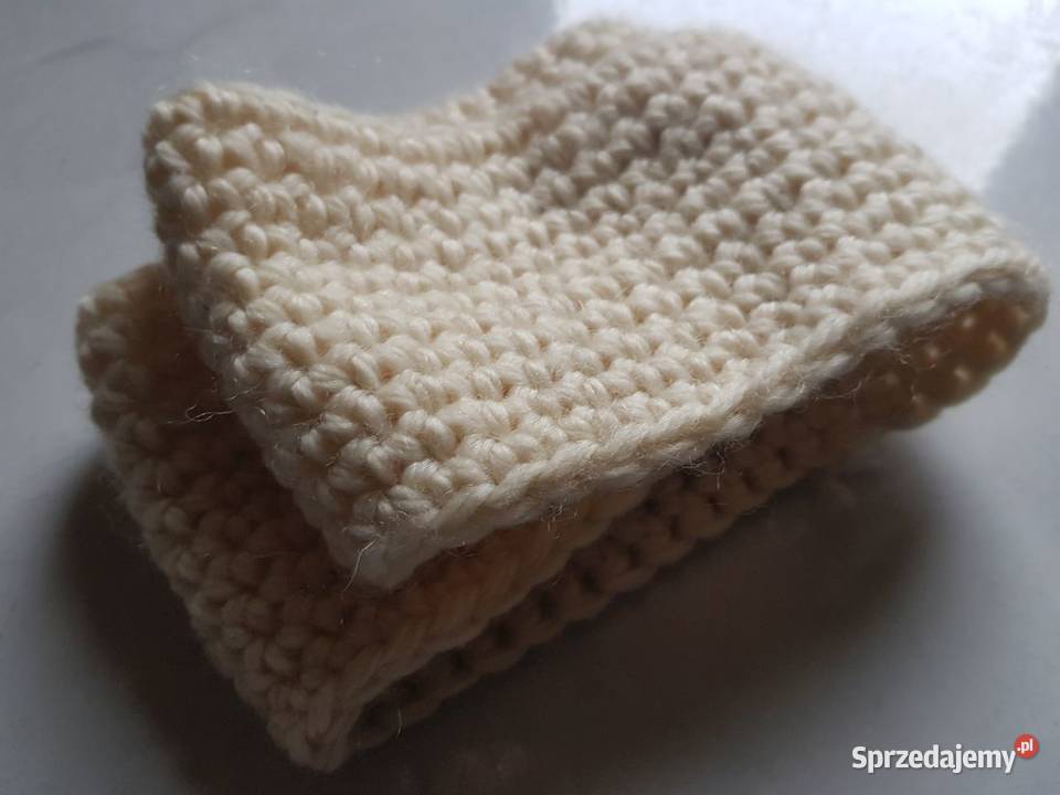 wełniana opaska na głowę ciepła zimowa nauszniki Kielce