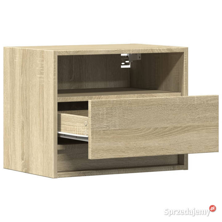 Wiszące szafki nocne z LED 2 dąb sonoma WM852066 Warszawa sprzedam
