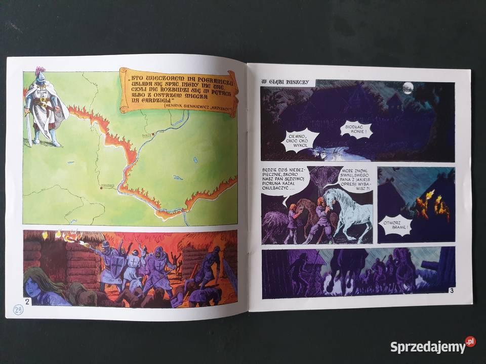 Dwa Miecze Zdrada Odsiecz 2 komiksy historyczne