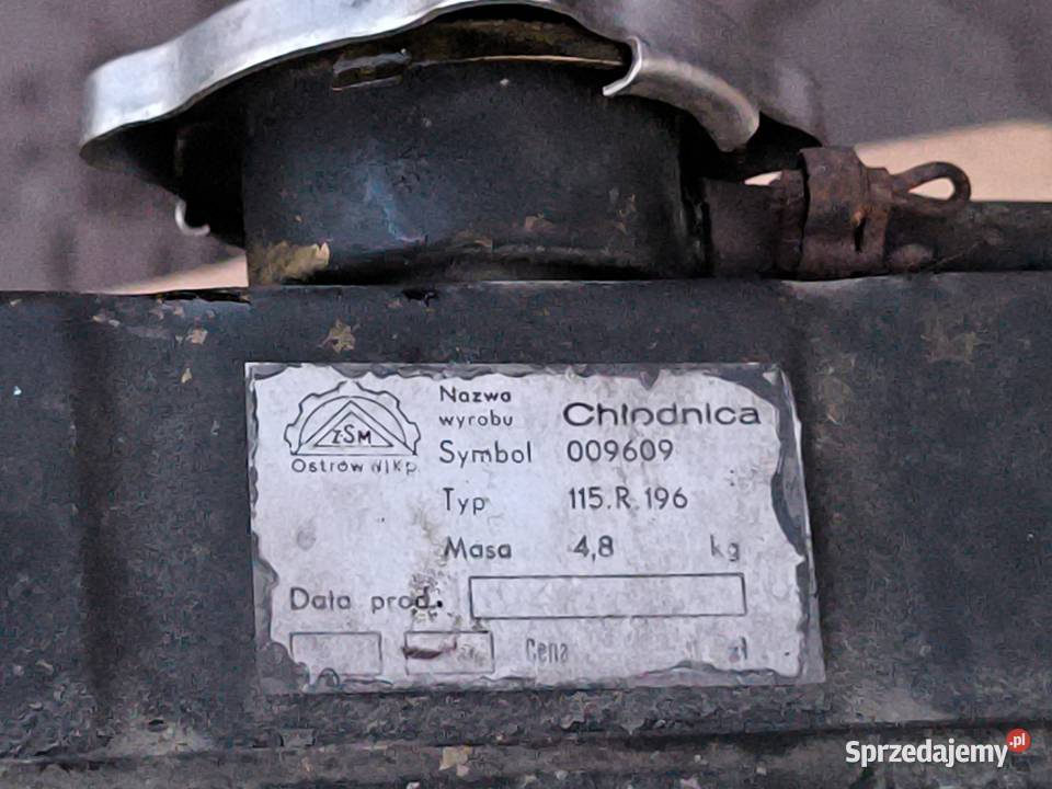 Fiat 125p chodnica osłona wentylatora Chłodnie wody Stalowa Wola