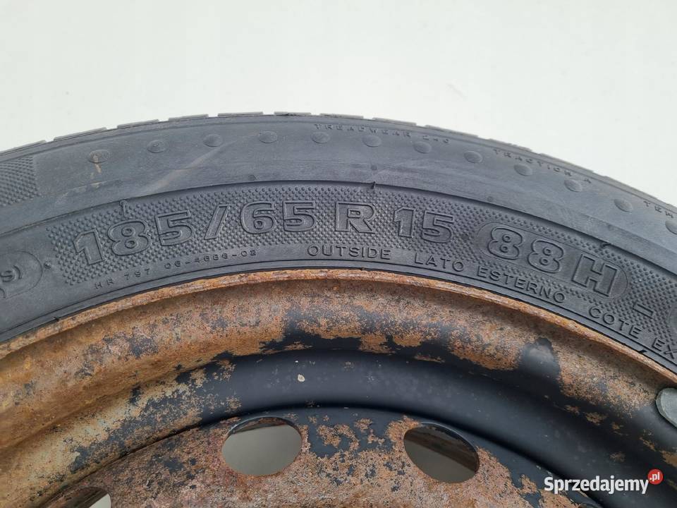 Peugeot Citroen KOŁO ZAPASOWE zapas 18565 R15 stalowe Rudka