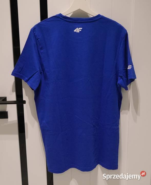 4F świetna koszulka chabrowa nowa XL Wrocław sprzedam