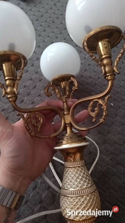 kolekcjonerska zabytkowa lampa stołowa w stylu Lampy stołowe i nocne Rzeszów sprzedam