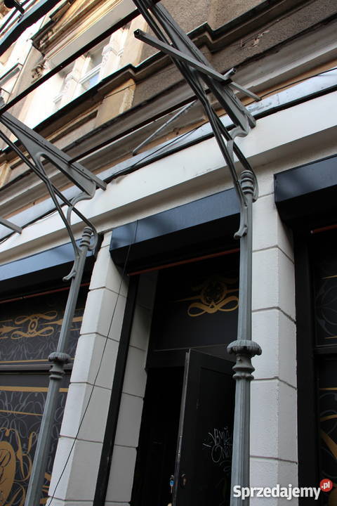 Słupy latarnie żeliwne stylowe zadaszenie Sopot sprzedam