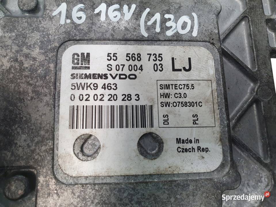 STEROWNIK SILNIKA ECU Opel Astra H Meriva Zafira osobowe Chełm