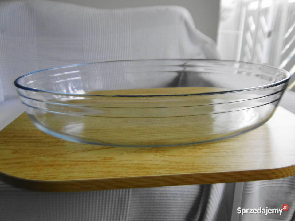 Duża brytfanka szklana France Naczynia żaroodporne Warszawa sprzedam