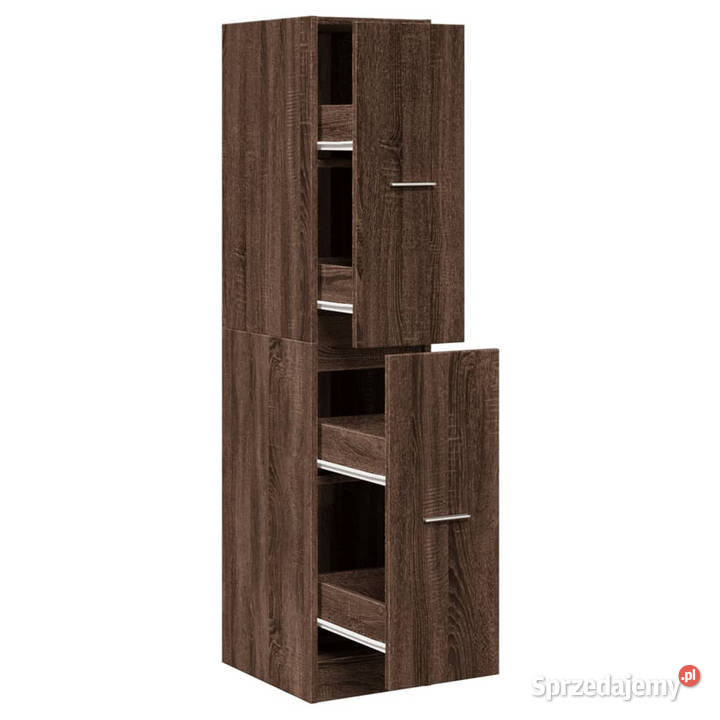 Szafka apteczna brązowy dąb 30x41x1445 WM855175 mazowieckie