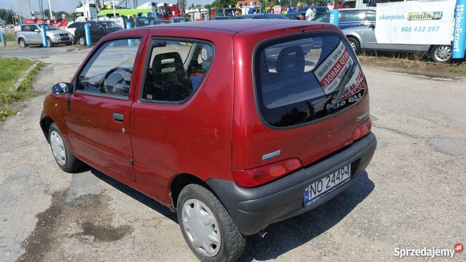 FIAT SEICENTO S 1 Wł Nowości El Szyby OKAZJA 54KM