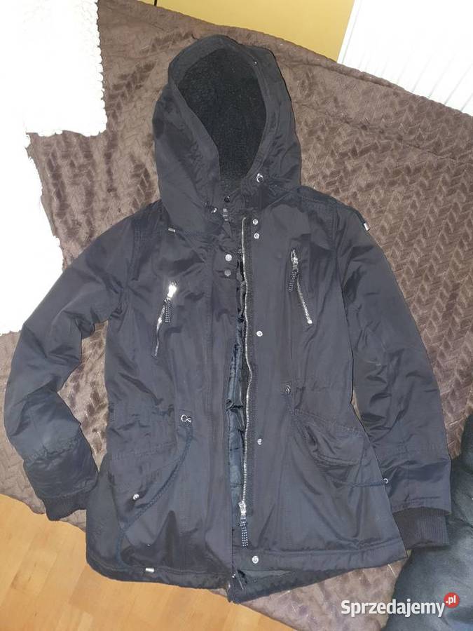 Yorker Kurtka czarna Parka S368 Sidzina