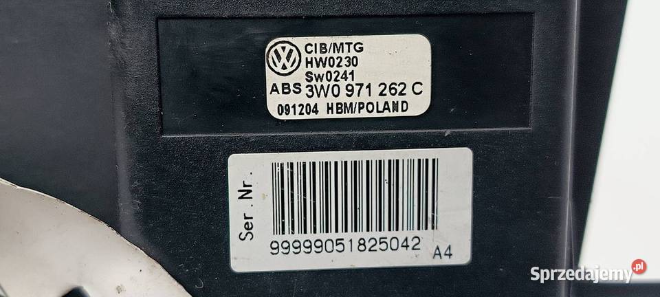 MODUŁ VOLKSWAGEN PHAETON 3W0971262C Lipno