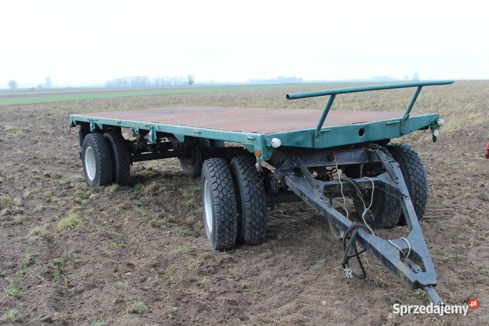 Przyczepa SZAP 8352 do bel platforma laweta Dryga