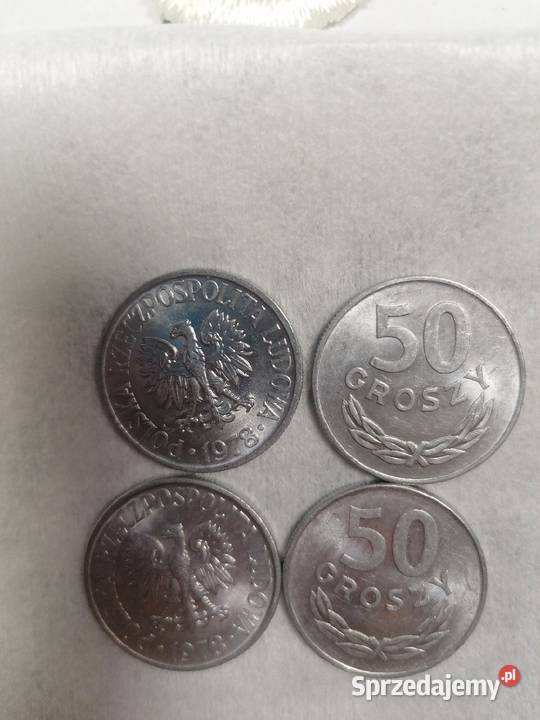 50 groszy PRL bez mennicy Numizmatyka Lublin sprzedam