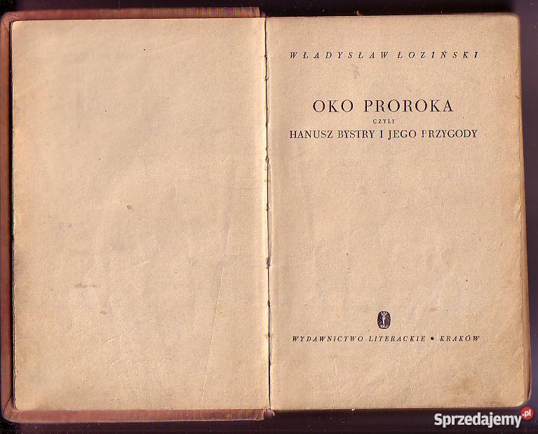 8086 OKO PROROKA CZYLI HANUSZ BYSTRY I JEGO Czyrna