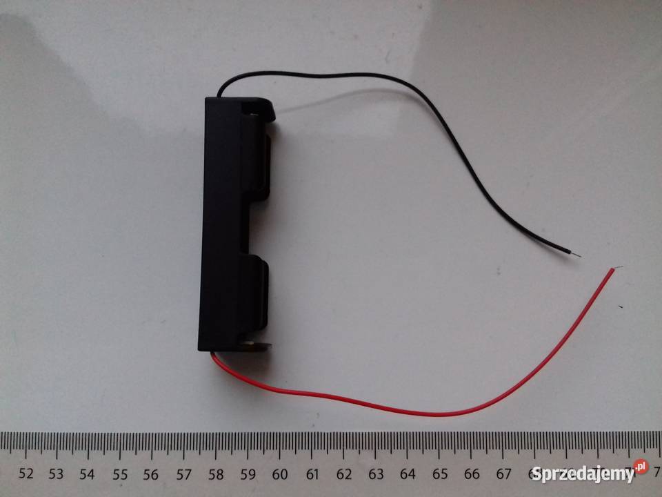 Koszyk na akumulatory 18650 z kablami mocowanie Pozostałe kujawsko-pomorskie Bydgoszcz