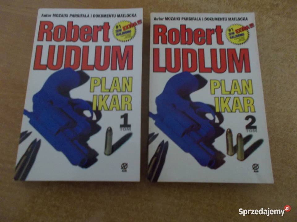 Robert Ludlum Plan Ikar tom 1 i 2 Rok wydania 1992