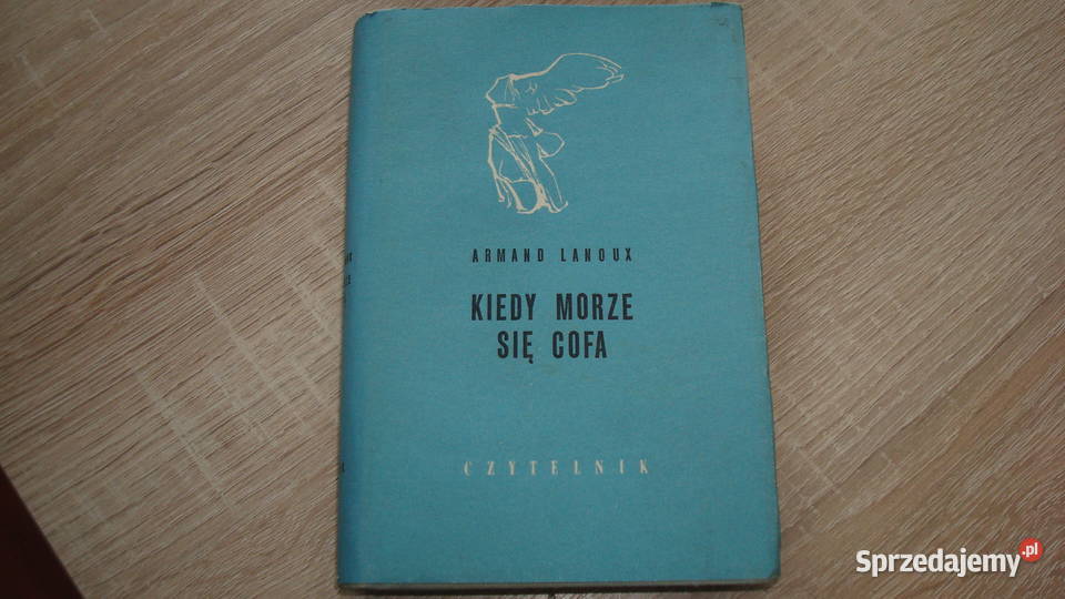 Kiedy morze się cofa Lanoux js Proza i poezja sprzedam