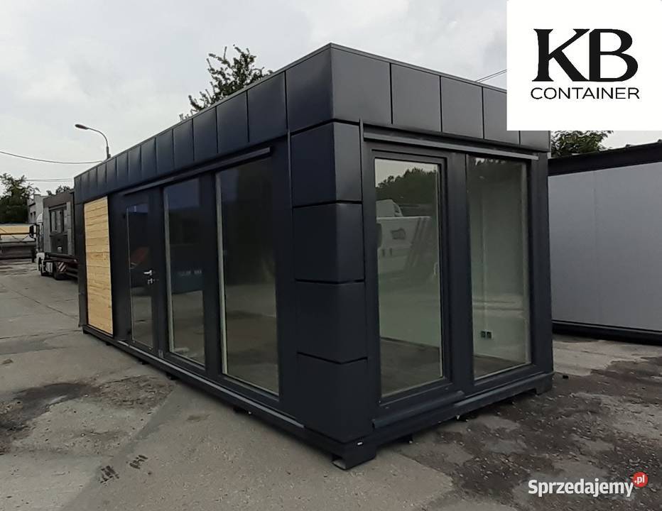 Kontener 70 x 30 m z naturalnym drewnem Kędzierzyn-Koźle