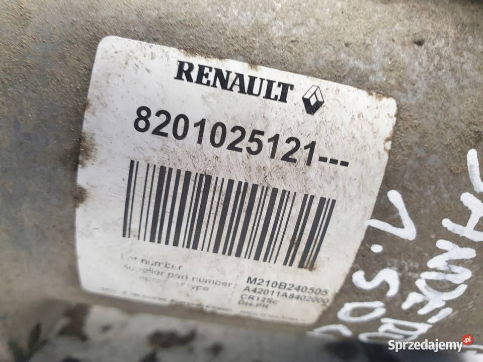 SPRĘŻARKA KLIMATYZACJI Dacia Sandero 15 DCI