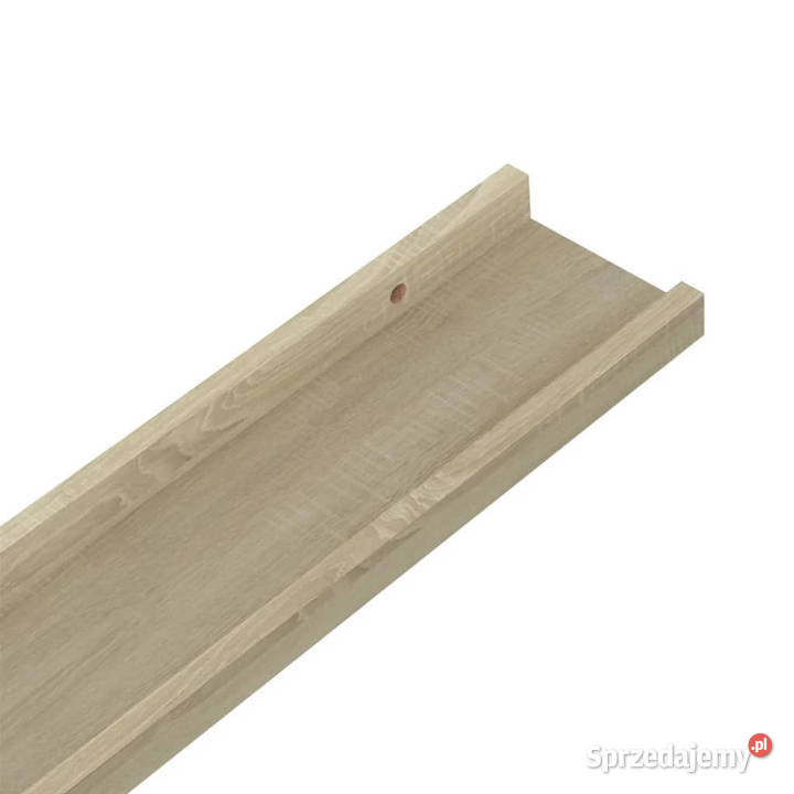 Półki ścienne 4 dąb sonoma 80x9x3 WM326686 sprzedam