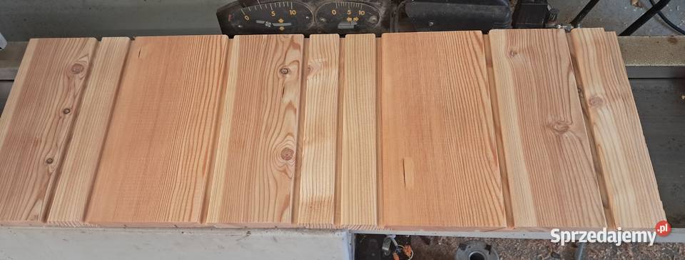 Deska elewacyjna Modrzewiowa 3D na zakladke Biskupice