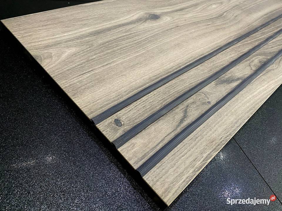Grube 2 płyty schodowe 120x40 tarasowe DREWNO Łask sprzedam