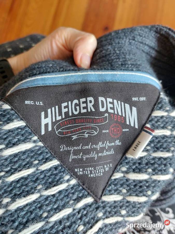 wełniany sweter rozpinany męski Tommy Hilfiger wielkopolskie Poznań