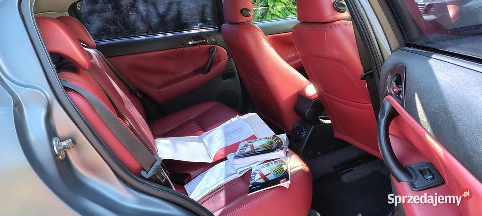 Alfa Romeo 20 150 Czerwone grzane skóry VAT marża kujawsko-pomorskie Wałdowo Szlacheckie sprzedam